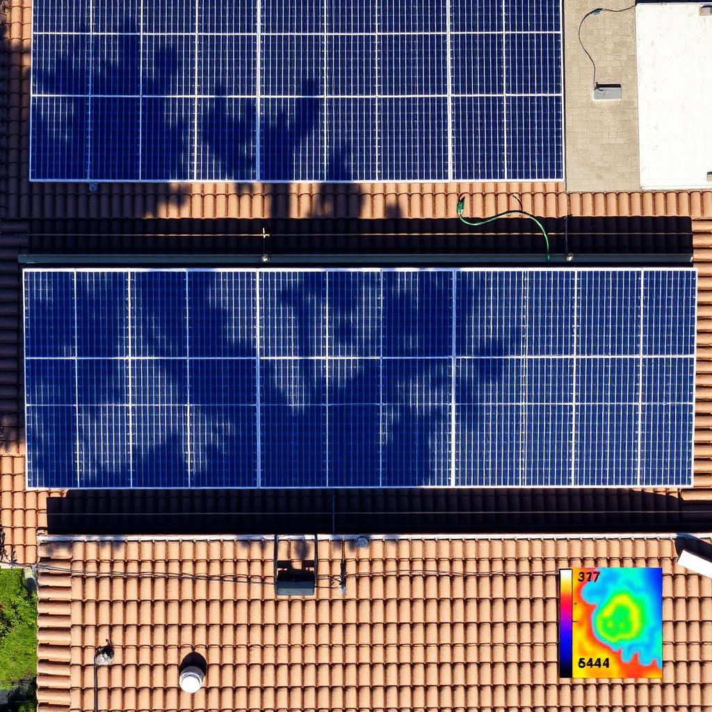 Verschattung von Solarmodulen