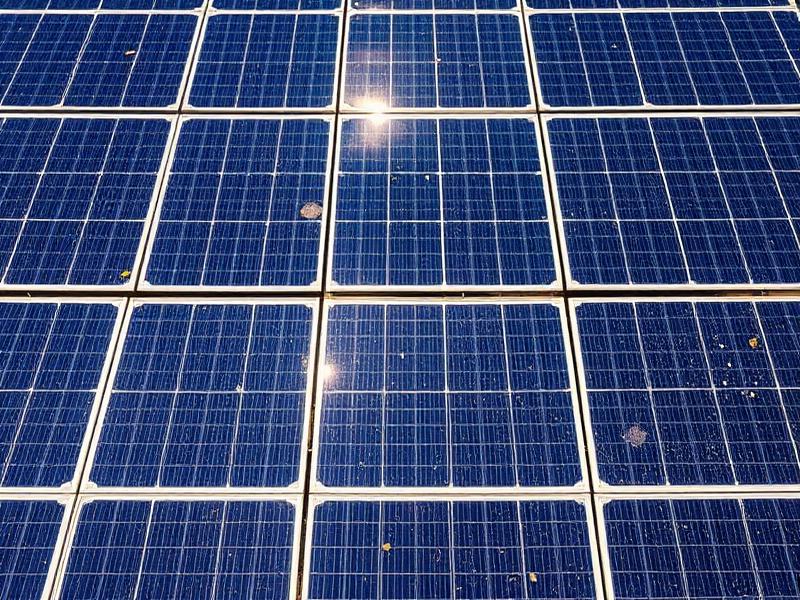 Verschmutzung und Verschattung